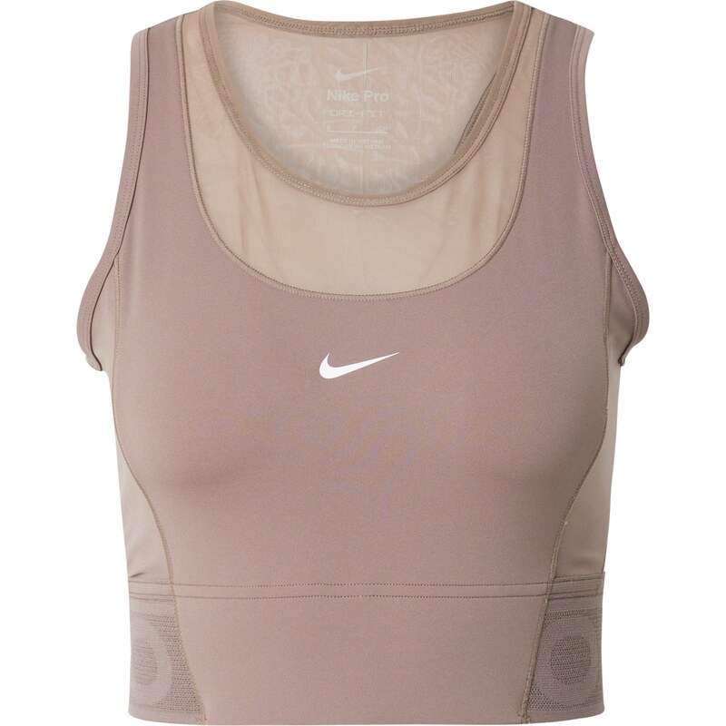 NIKE Športový top brokátová / biela 63211851