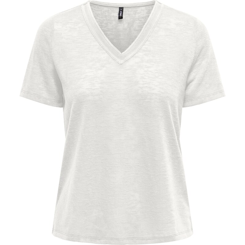 ONLY Tričko ONLZOLA biela melírovaná 62693380