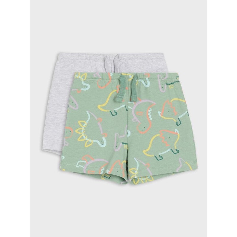 Sinsay - Súprava 2 šortiek - tmavotyrkysová 65742092