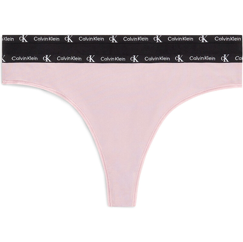 Dámske tangá Micro 1996 2Pack QD5035E-C4U - Calvin Klein 62122672