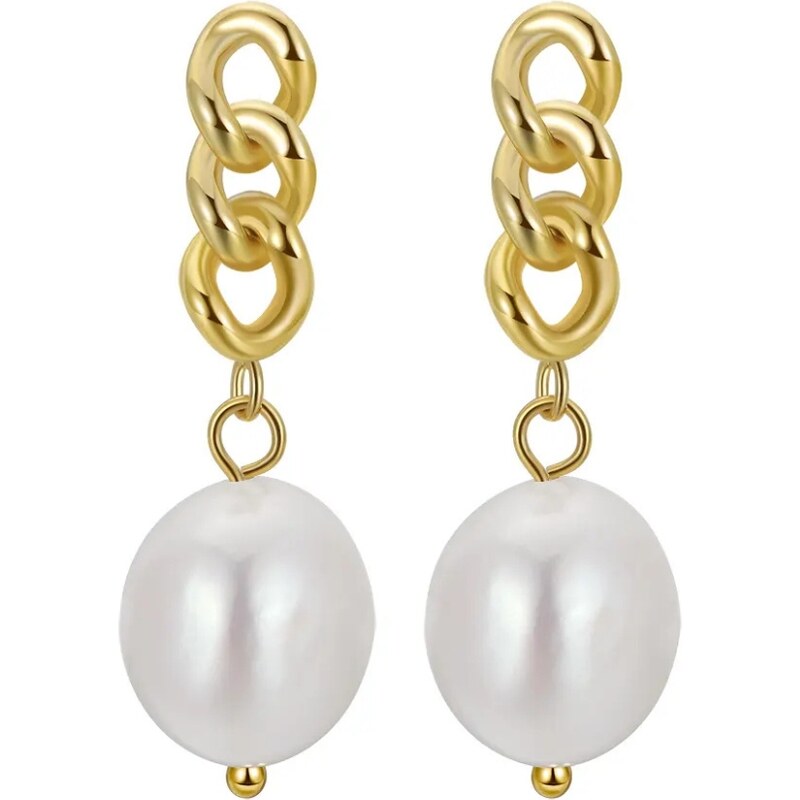 MAJYA Strieborné náušnice CAIO pozlátené 11691 64582567