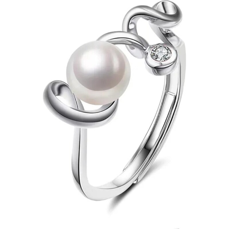 MAJYA Strieborný nastaviteľný prsteň LOVE II 11737 64582221