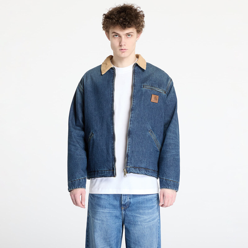Bunda Carhartt WIP OG Detroit Jacket UNISEX Blue/ Dusty Brown S 62125173