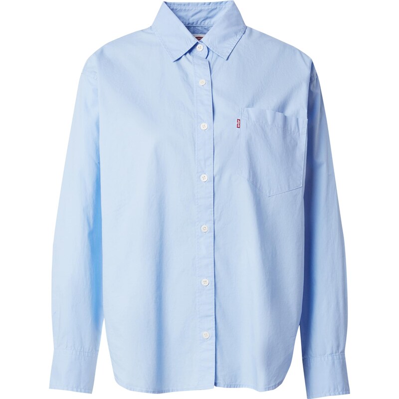 LEVIS Blúzka Harlie Boyfriend Shirt svetlomodrá 61948849