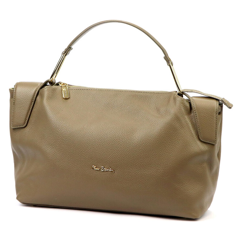 Kožená kabelka Pierre Cardin taupe KZ56507 62178618