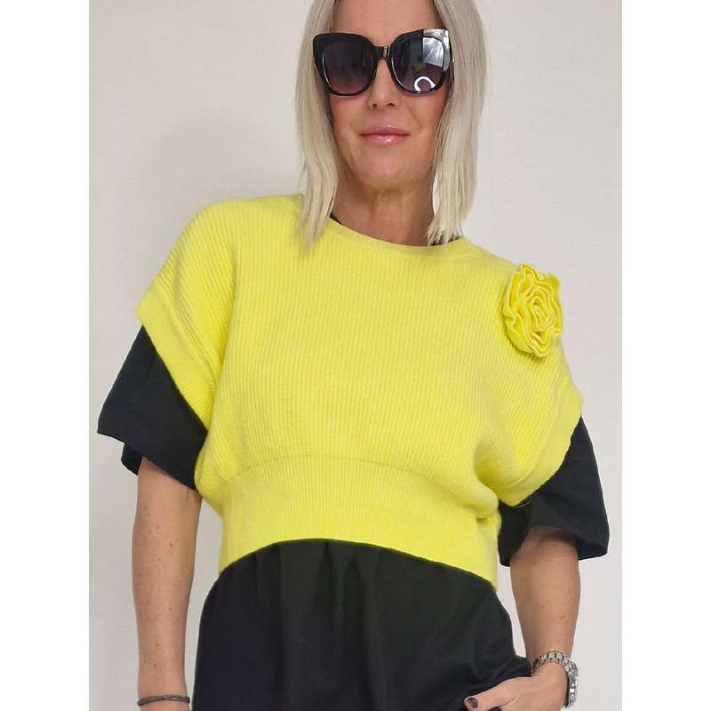 Voga Móda Žltá vesta LILI 62128746