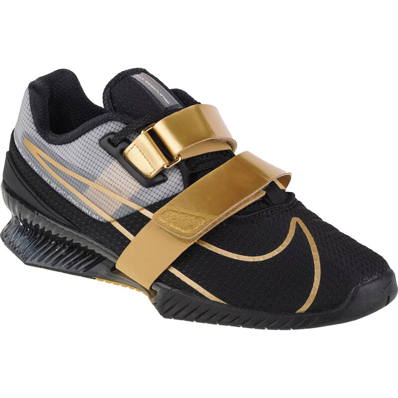 Čierno-zlaté vzpieračské topánky Nike Romaleos 4 CD3463-001 62130344
