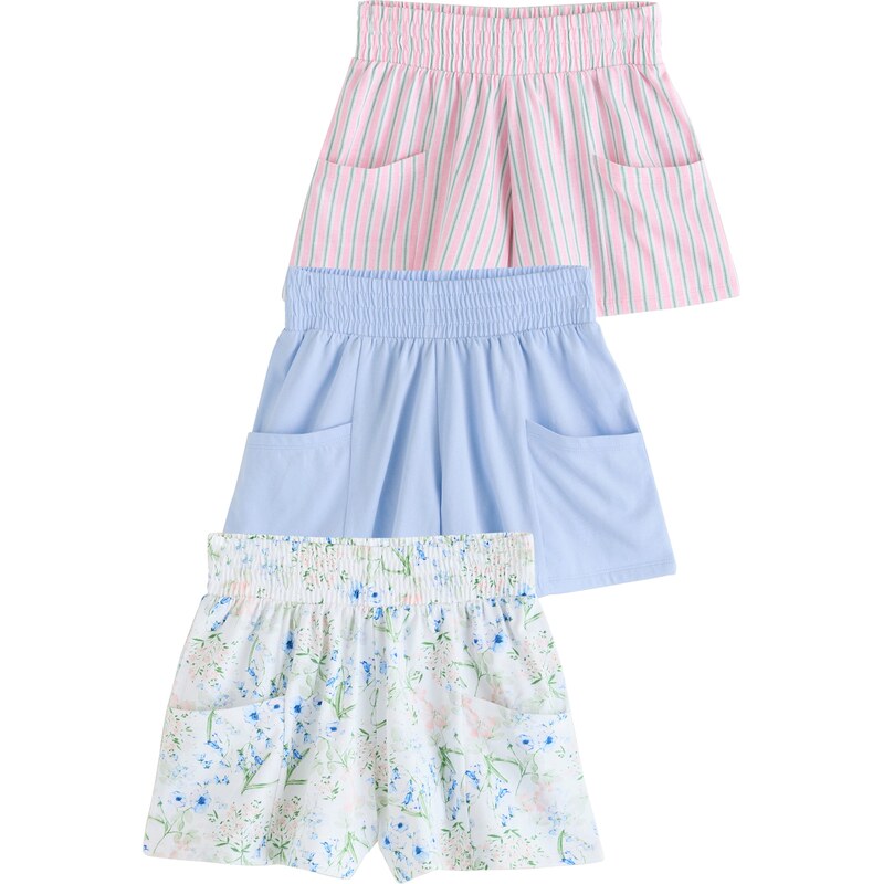 Next Nohavice svetlomodrá / olivová / ružová / šedobiela 62133980