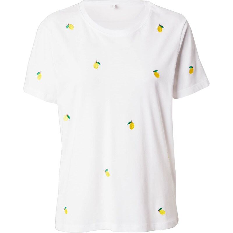 ONLY Tričko ONLKetty žltá / zelená / biela 63211140