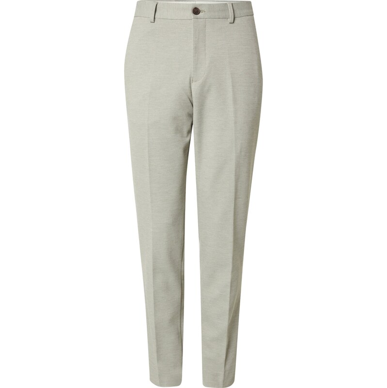 SELECTED Nohavice s pukmi SLHAITOR svetlosivá 62744920