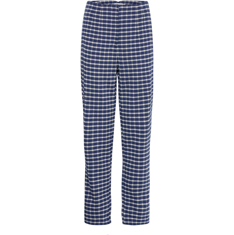 ICHI Nohavice KATE tmavomodrá / biela 63152849