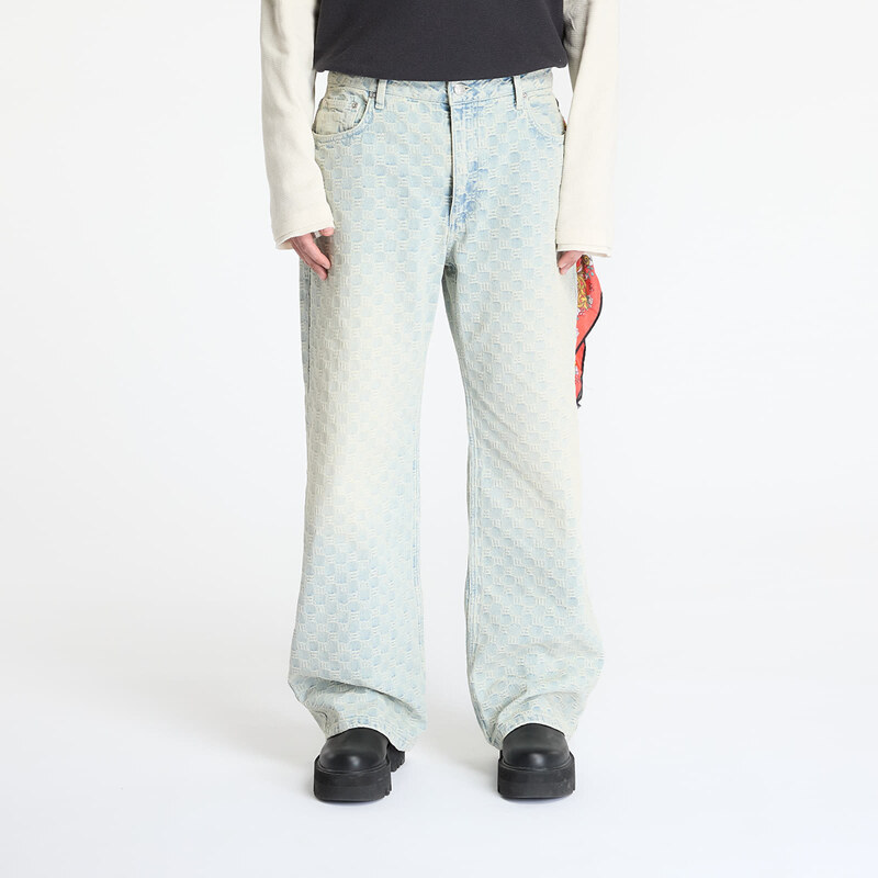 E-shop Džínsy MISBHV Monogram Ocean Washed Jeans Pale Blue 33