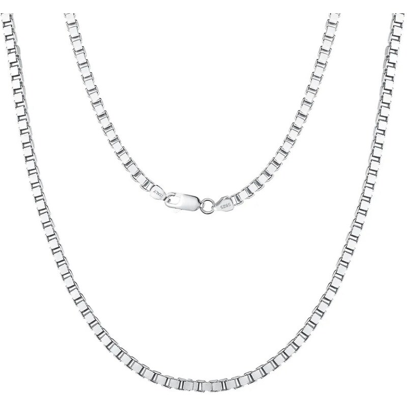 MAJYA Strieborná retiazka BRIAN 50 cm | šírka 1 mm 11464 64582353