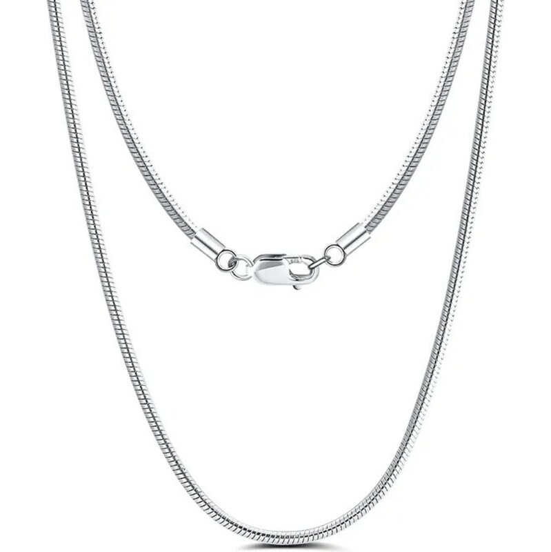 MAJYA Strieborná retiazka DRAGAN 50 cm | šírka 2 mm 11462 64582541