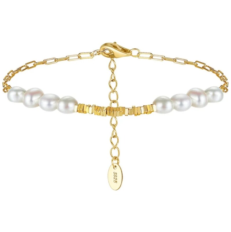 MAJYA Strieborný náramok SAVELA pozlátený 11730 64582366