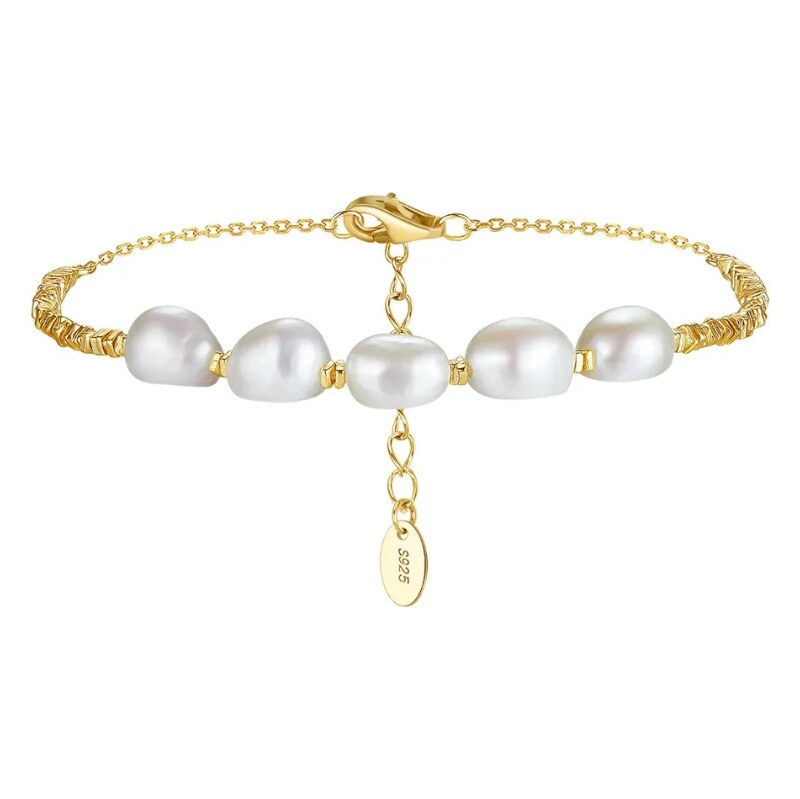 MAJYA Strieborný náramok SAVINA pozlátený 11731 64582367