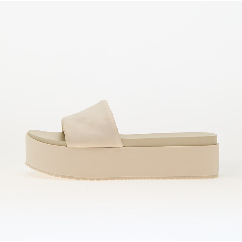 Calvin Klein Jeans Flatform Sandal Slid Beige 62156200