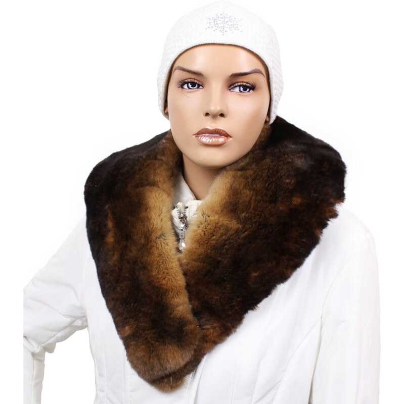 Sikora Kožušinový golier králik kastorex K 05 62157504