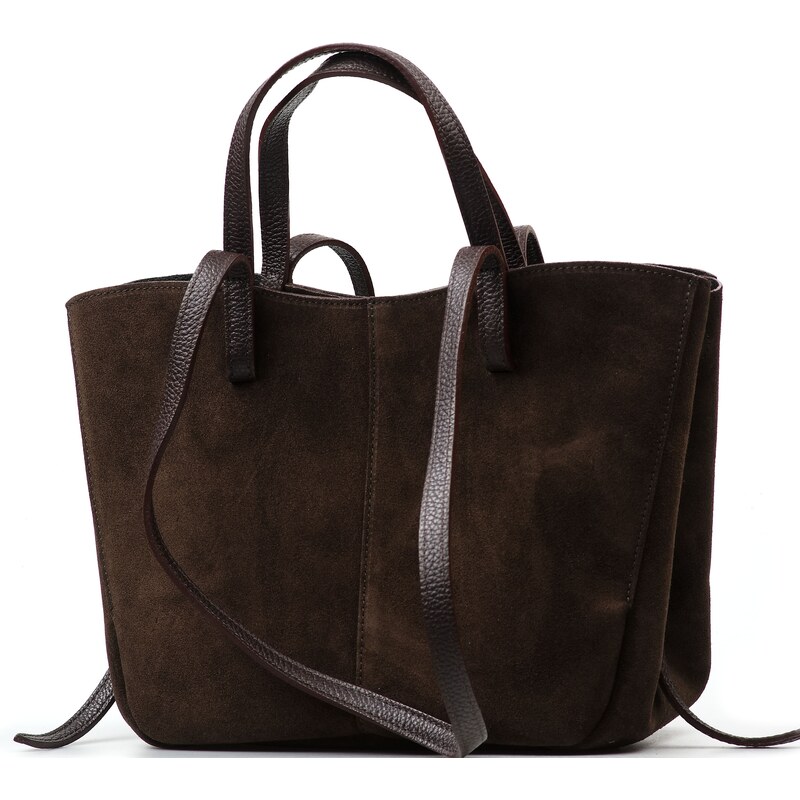 Blaire Kožená kabelka Jade hnedá 64987725