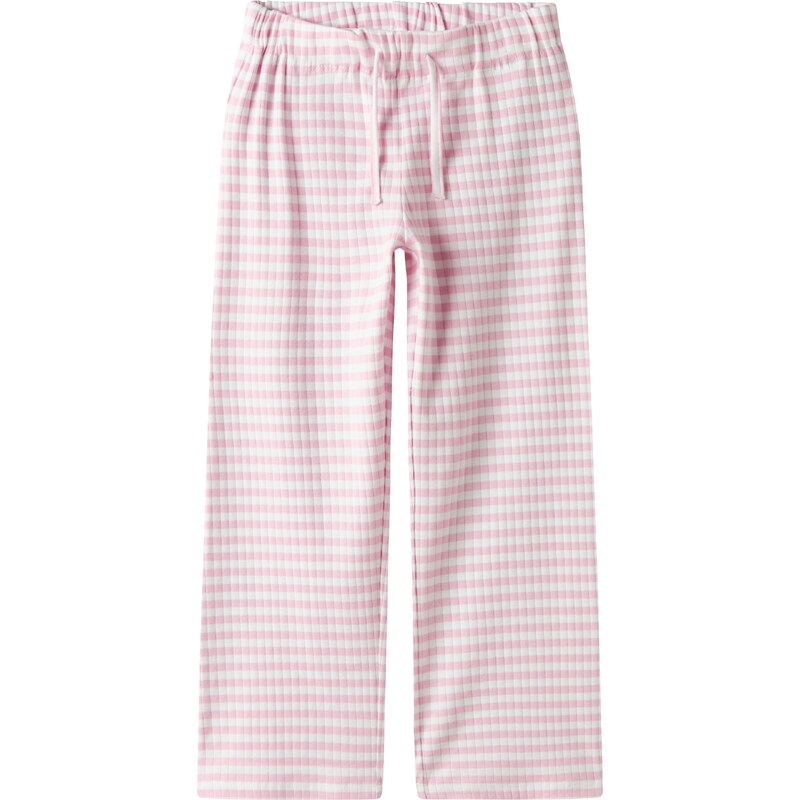 NAME IT Nohavice NKFSuraja ružová / biela 61947942