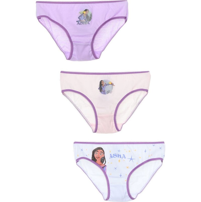 Disney: Wish, Życzenie Sada 3 dievčenských nohavičiek Wish Asha - 65151432