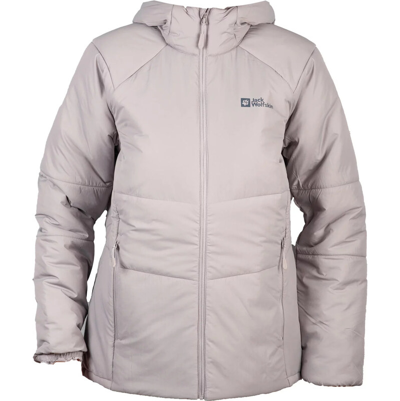 Sivá dámska bunda Jack Wolfskin Bergland INS Hoody W 1207221-2174 65151366
