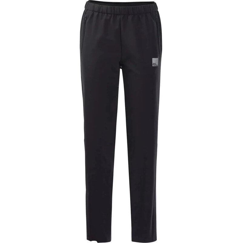 Čierne dámske zateplené cyklistické nohavice Jack Wolfskin Bike 65151341