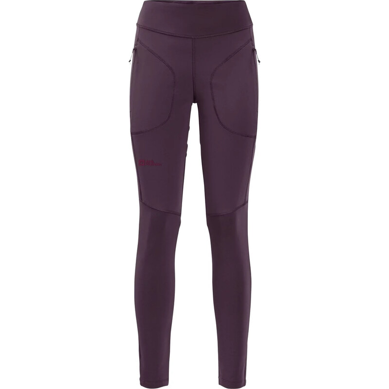 Fialové dámske outdoorové nohavice Jack Wolfskin Salmaster Pants W 65151333