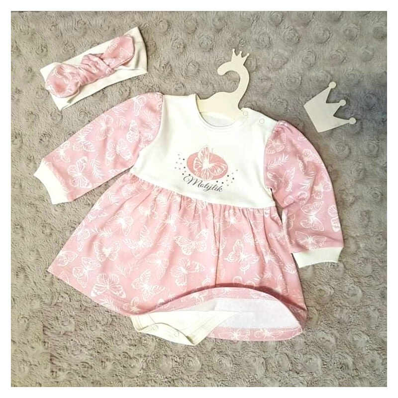 Remix Sukničkové body Butterfly a čelenka 46457749