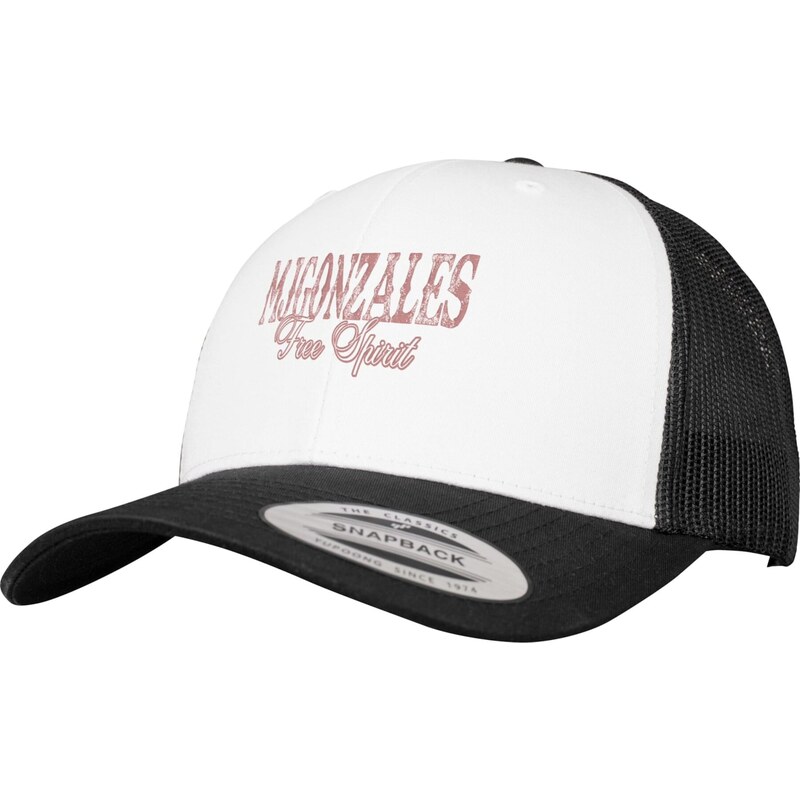 MJ Gonzales Čiapka Free Spirit pastelovo červená / čierna / biela 62163946