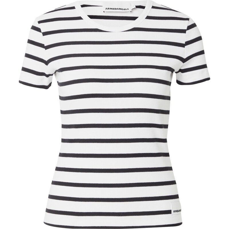 ARMEDANGELS Tričko čierna / biela 62164158