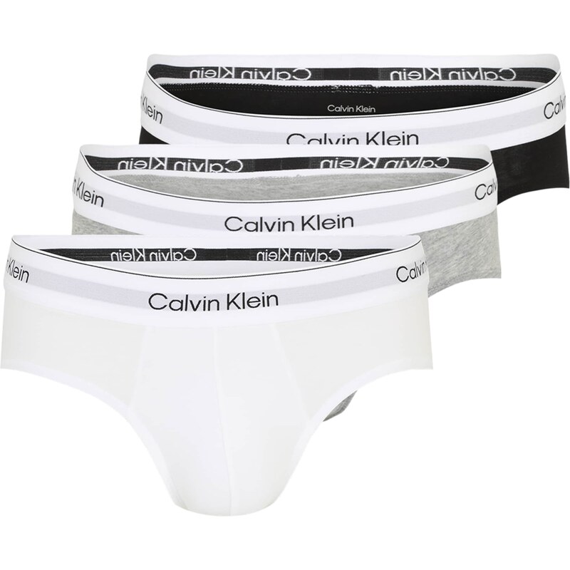 Calvin Klein Underwear Nohavičky sivá melírovaná / čierna / šedobiela 62164524