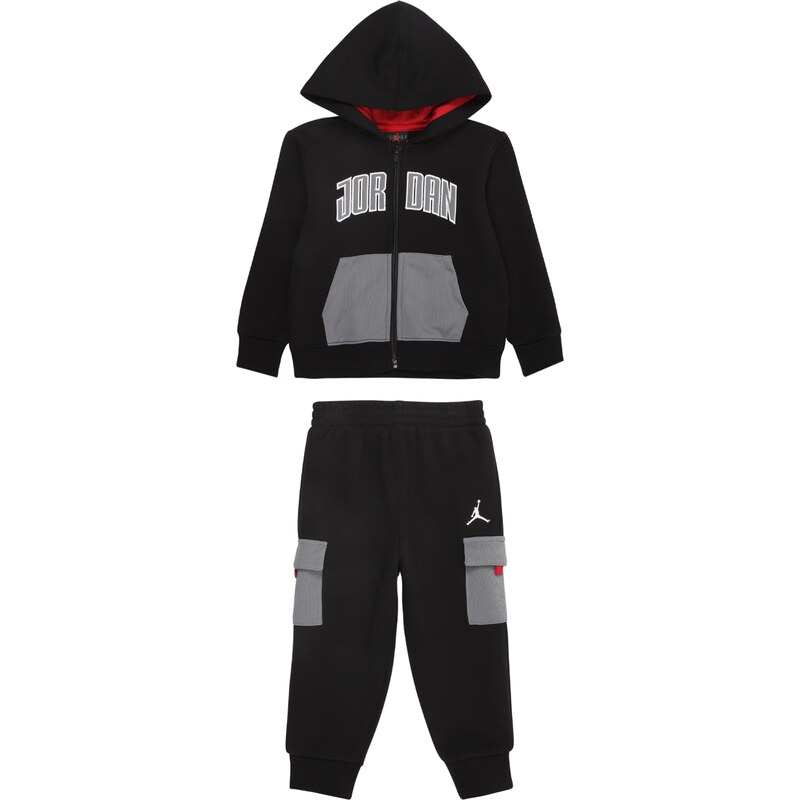 Jordan Joggingová súprava sivá / čierna / biela 62164613