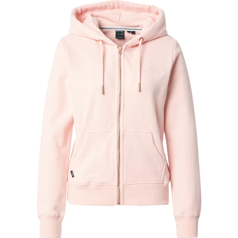 Superdry & Co Tepláková bunda Essential ružová 63176098