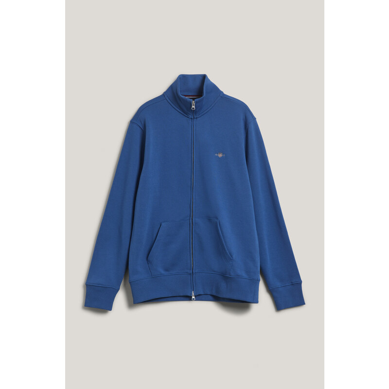 MIKINA GANT REG SHIELD FULL ZIP SWEAT RICH BLUE 62169742