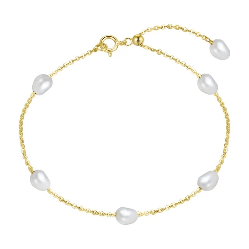 MAJYA Strieborný náramok WYANET pozlátený 11718 64582574