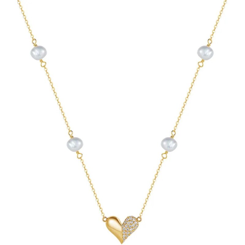 MAJYA Strieborná retiazka s príveskom LEANA pozlátená 11659 64582601