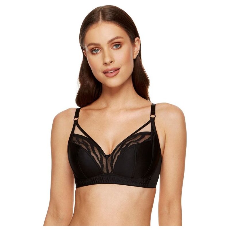 Gorteks Bralette podprsenka Serena čierna 62174767