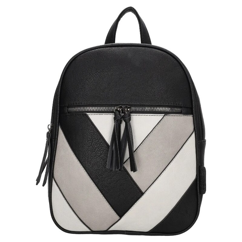 Beagles Čierny dizajnový kožený ruksak Turner 62170257