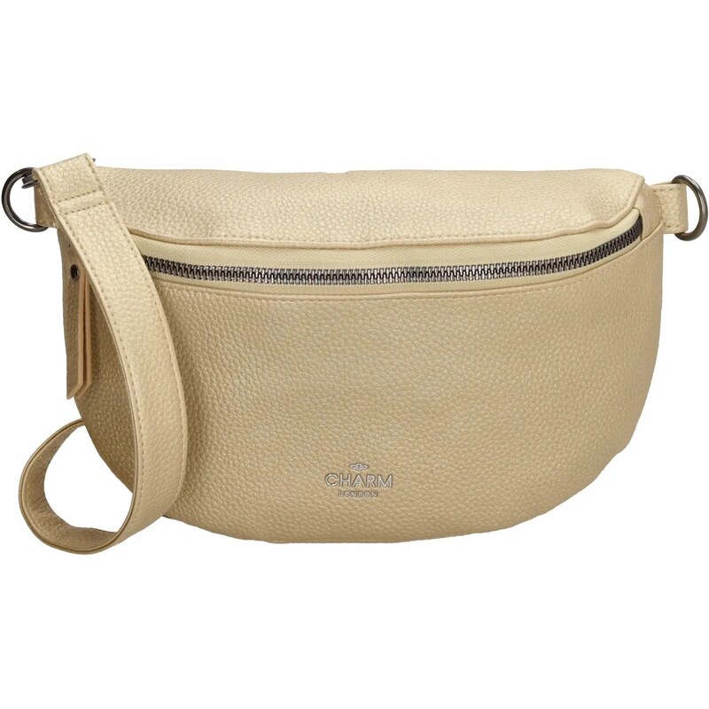 Charm London Zlatá elegantná kožená ľadvinka „Allete“ 62170280