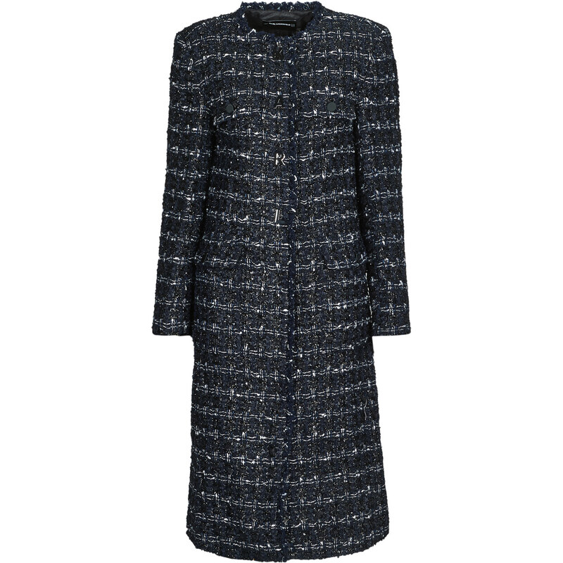Karl Lagerfeld Kabáty BOUCLE LONG JACKET Karl Lagerfeld 62509334
