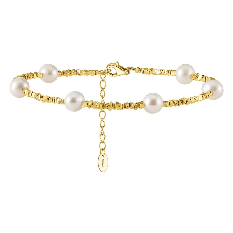 MAJYA Strieborný náramok SABRINE pozlátený 11727 64582579