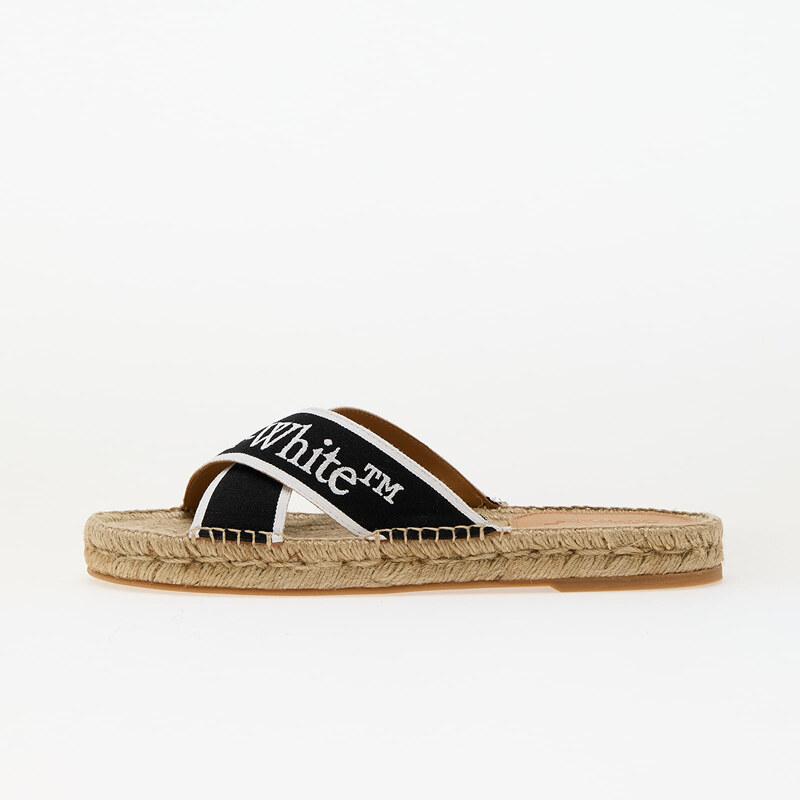 Off-White Criss Cross Espadrilles Black White 62174710