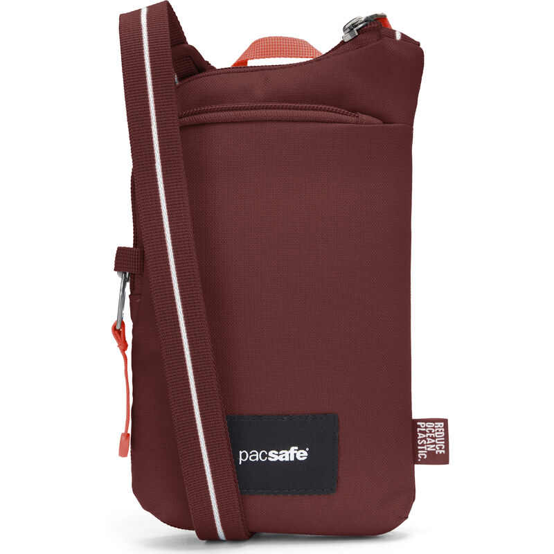 Pacsafe taška GO TECH CROSS BODY garnet red 62174661