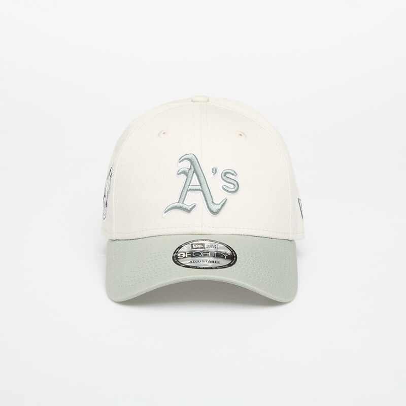 Čiapka New Era MLB Ws Patch 9FORTY Oakland Athletics Ivory/ Pastel 62174742