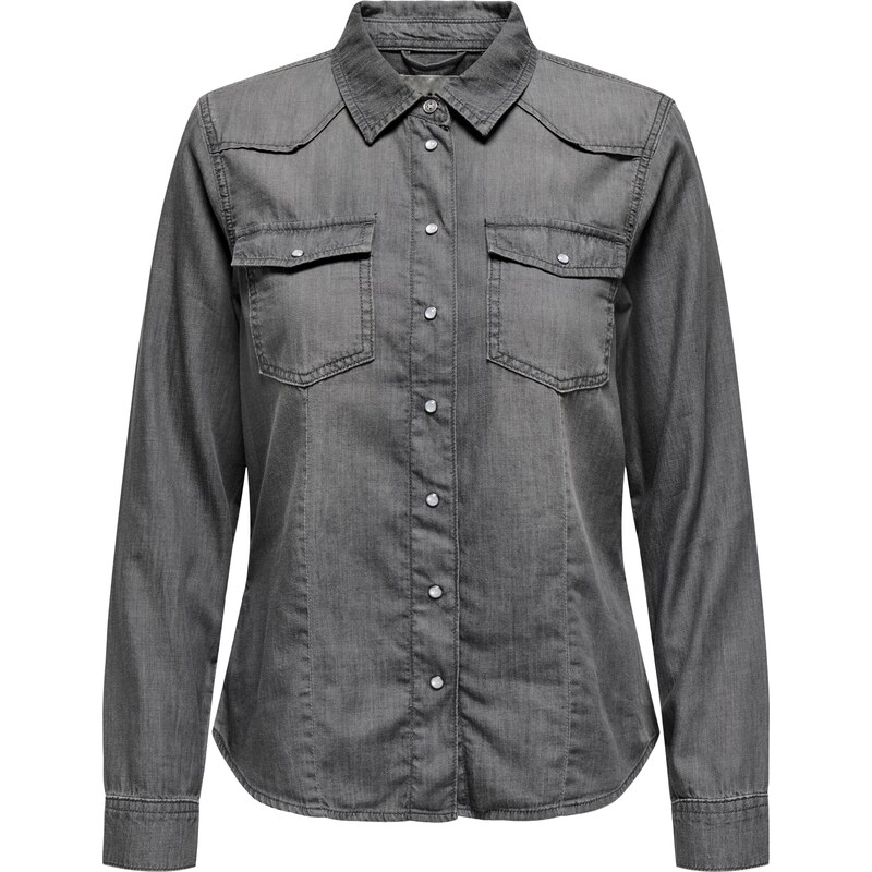 ONLY Blúzka ONLAlice sivý denim 62468585