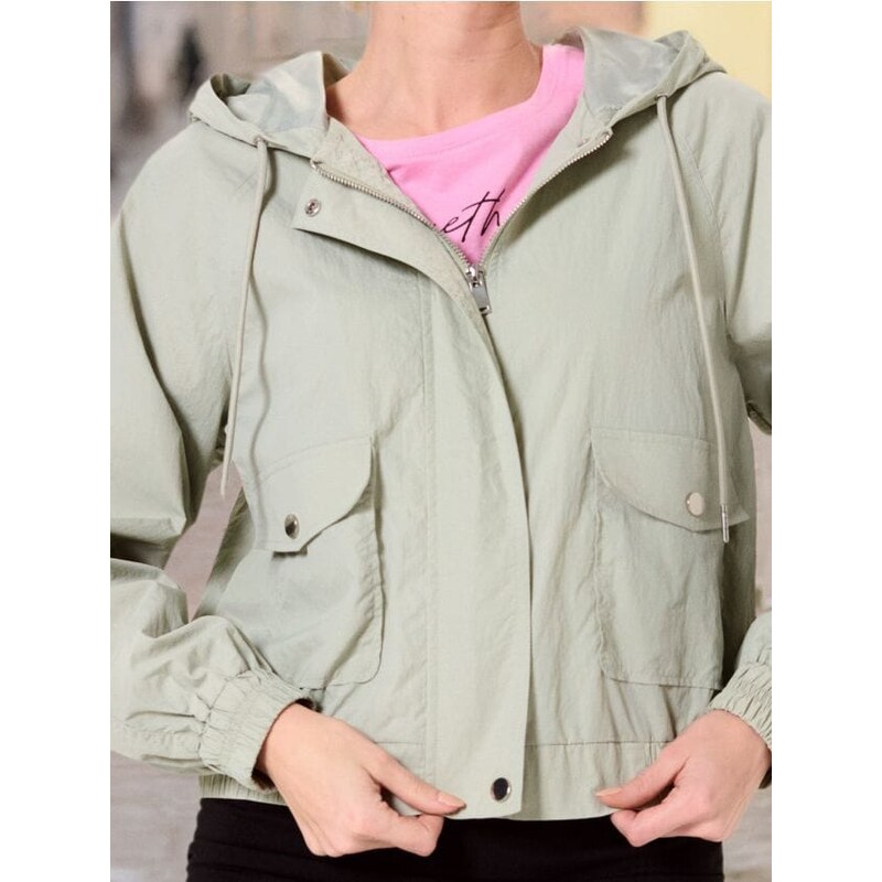 Sinsay - Bunda - bledozelená 65751041