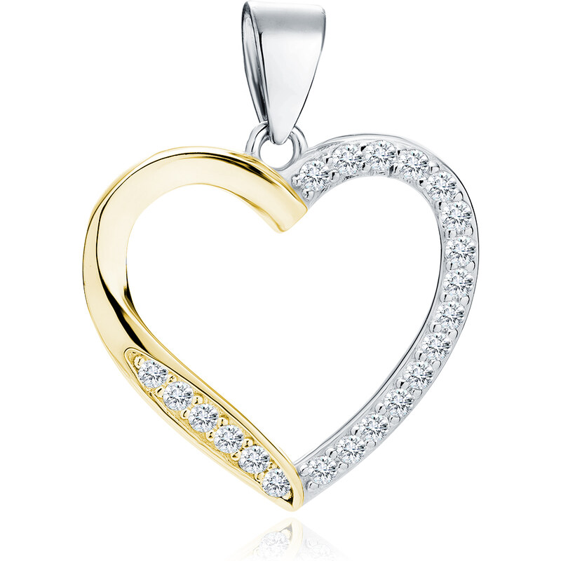 Olivie Stříbrný přívěsek SRDCE GOLD 9429 65048825