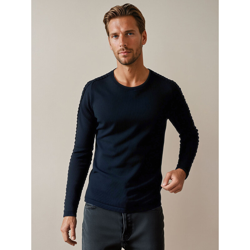 DStreet pánsky sveter granátový 65388629