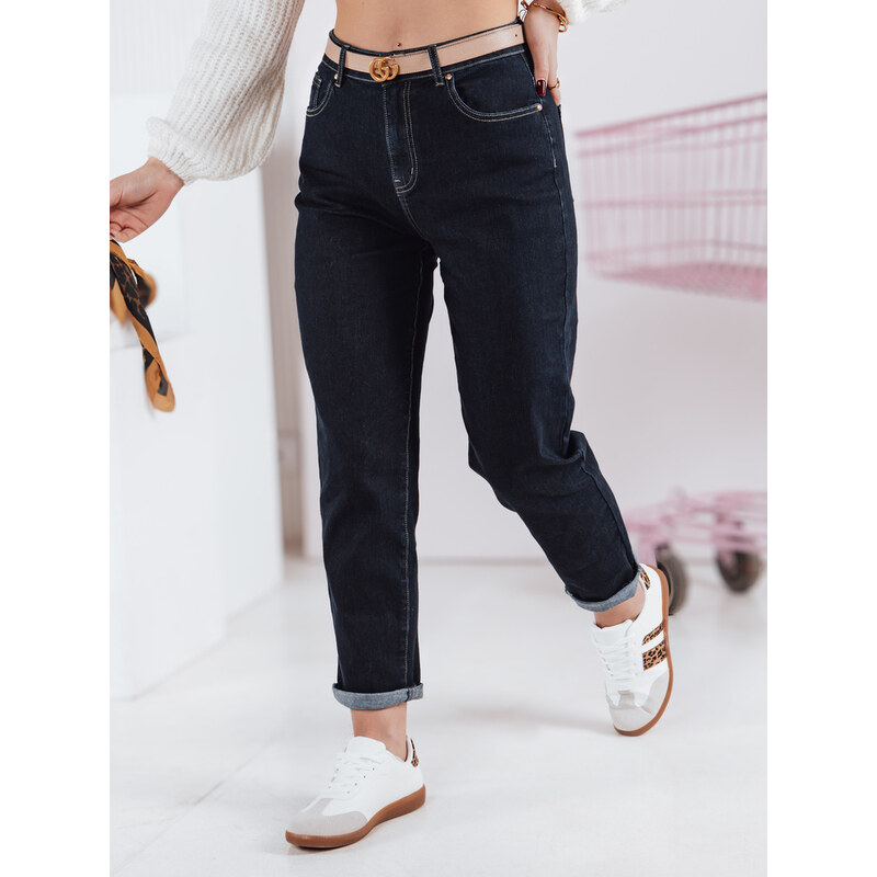 DStreet Dámske džínsy mom fit STRAIGHTY 65388674